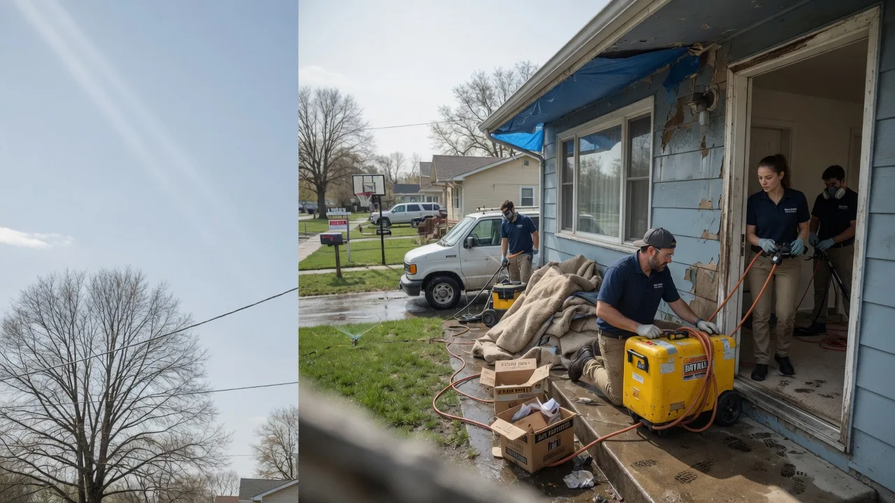 Basement Flood Cleanup in Middle Point, OH near me
